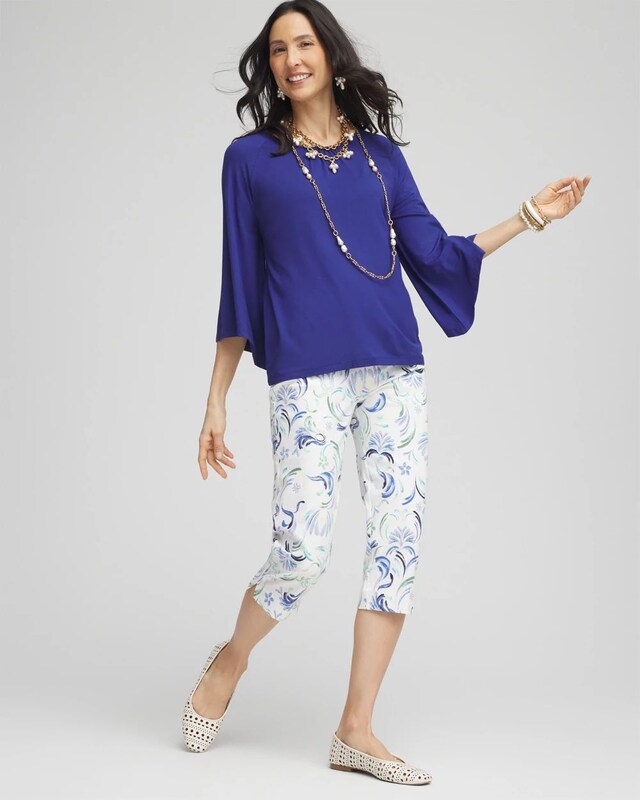 Touch of Cool Angel-Sleeved Blouse - image 2